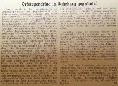 Artikel der Lauenburgischen Landeszeitung 