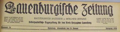 Artikel der Lauenburgischen Landeszeitung