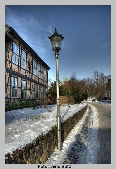 Erneuerung der Beleuchtung auf dem historischen Donhof