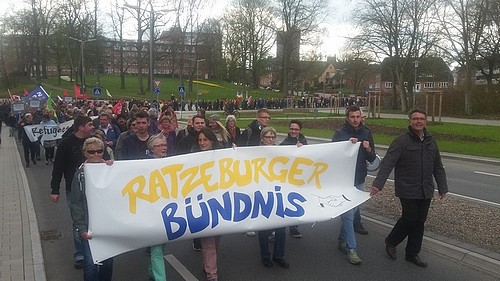 Bild vergrößern: Ratzeburger Bündnis unterstützt Bad Oldesloer