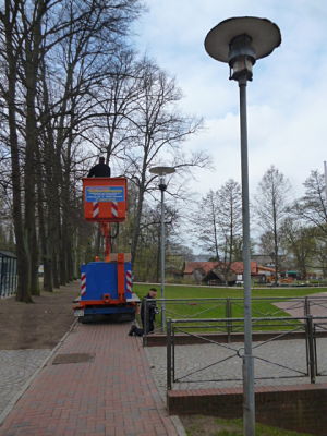 Bild vergrößern: Energetische Sanierung der Straßenbeleuchtung in Ratzeburg