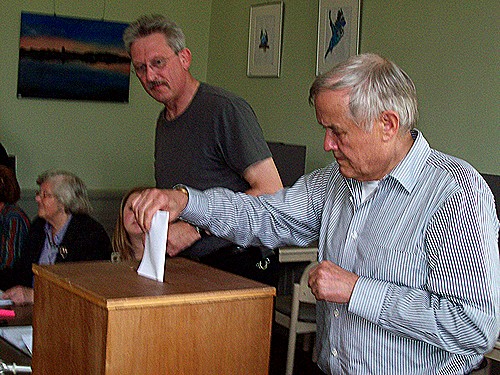 Bild vergrößern: Rege Wahlbeteiligung bei den Seniorenbeiratswahl 2013