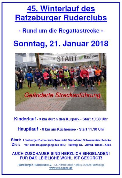 45. Winterlauf des Ratzeburger Ruderclubs