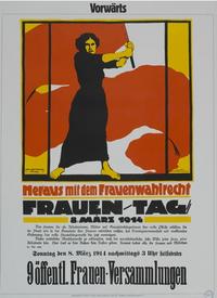 Bild vergrößern: Frauen im Aufbruch -  Politische Plakate (1918/19 - Einführung des Frauenwahlrechts)