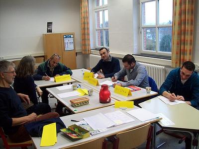 Ehrenamtliche Sprachkreise unterstützen in vielen Orten im Kreisgebiet Flüchtlinge beim Erlernen der deutschen Sprache