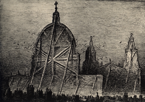 Bild vergrößern: Britische Bilder, Die Kathedrale, 1939 (A. Paul Weber)