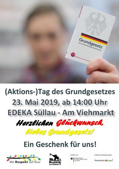 Ratzeburg begeht den "Tag des Grundgesetzes"