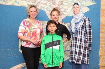 Projektleiterin Gesine Biller, Kurssprecher Jugend Anik Butt, Kurssprecherin Susan Arp, Projektassistentin Susann Butt (von links).