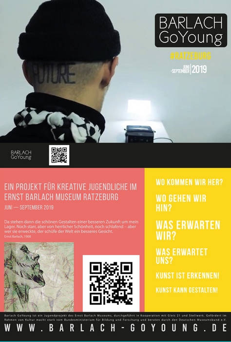 "Barlach GoYoung" - "Barlach GoYoung" - Jugend-Kultur-Programm in Ratzeburg - Flyer