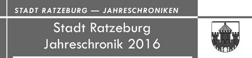 Bild vergrößern: Jahreschronik 2016Jahreschronik 2016