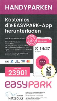 Bild vergrößern: EasyPark - Handyparken in Ratzeburg