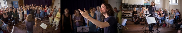 Nathaniel Damon vom Hamburger Weltmusik-Chor wird den offenen Chorworkshop für Mitmenschlichkeit und Respekt leiten