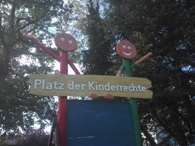 Einweihung des "Platzes der Kinderrechte" in Ratzeburg
