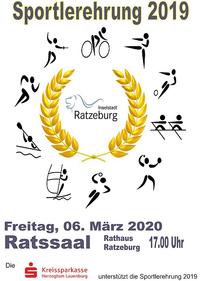 Bild vergr&ouml;&szlig;ern: Sportlereherung der Stadt Ratzeburg