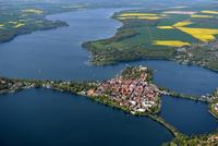 Bild vergr&ouml;&szlig;ern: Die Inselstadt Ratzeburg aus der Vogelperspektive