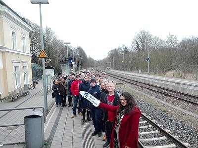 Ratzeburgs Bahnhof im Fokus des bundesweiten Projektes des "Fahr-Rad-zum-Zug"