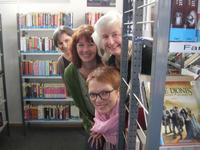 Bild vergrößern: Das Team der Stadtbücherei (vl. Marieluise Kröplin-Scheer, Claudia Huber, Iris Peter, Dajana Stolz)