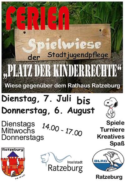Ferienspielwiese der Stadtjugendpflege Ratzeburg