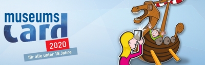 MuseumsCard 2020 f&uuml;r Kinder und Jugendliche