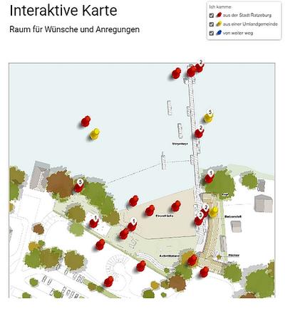 Erfolgreiche erste Zwischenbilanz der Online-B&uuml;rgerbefragung zur Neugestaltung der Seebadestelle Schlo&szlig;wiese