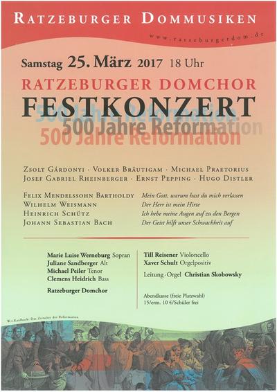 Ratzeburger Dommusiken - "500 Jahre Reformation"