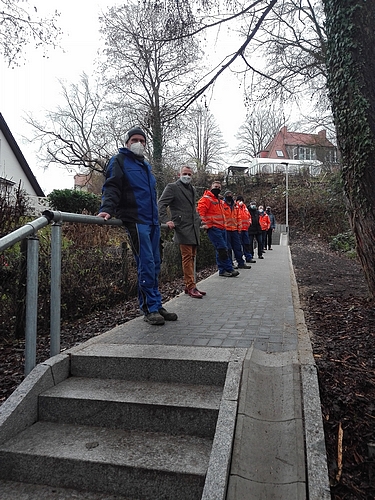 Treppenanlage zwischen der "Oelmannsallee" und "Am M&uuml;hlengraben" fertiggestellt