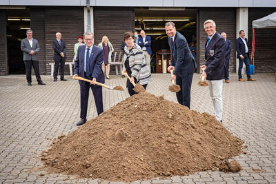 Spatenstich f&uuml;r die Ruderakademie Ratzeburg