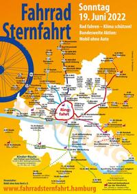 Bild vergr&ouml;&szlig;ern: Fahrradsternfahrt nach Hamburg: Radfahren - Klima sch&uuml;tzen!