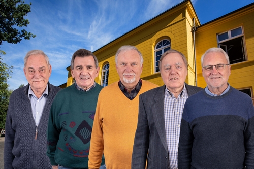 Bild vergrößern: Seniorenbeirat der Stadt Ratzeburg (vl.) Arno Lehnhardt, Günter Deutschmann, Hartmut Ast, Dr. Dirk Bade, Jürgen Pfeiffer