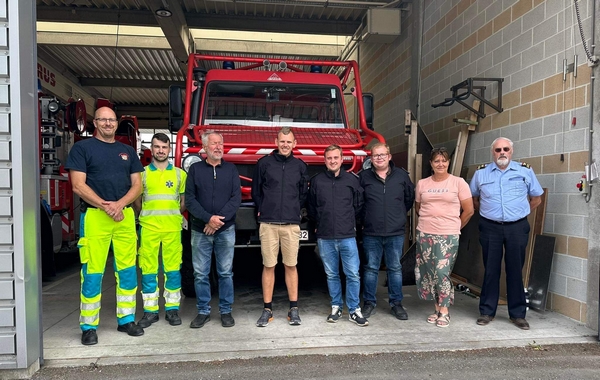 Bild vergrößern: Ratzeburger Feuerwehrkameraden besuchen die belgischen Partnerstadt Walcourt