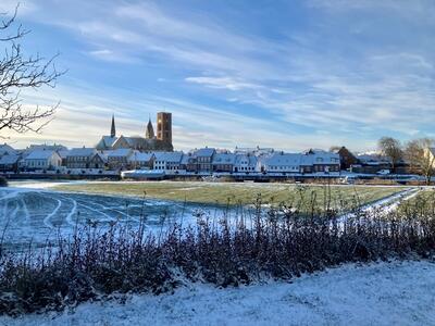 Ratzeburgs d&auml;nische Partnerstadt Ribe im Winter