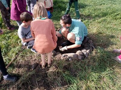 Im Zukunftsprojekt 'Natur erleben' entdeckten Kinder die aufregende heimische Wildnis