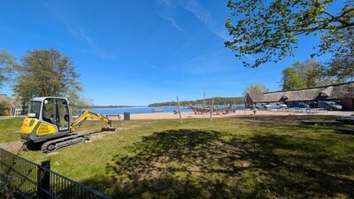 Seebadeanstalt Schlosswiese vor der Wiederer&ouml;ffnung