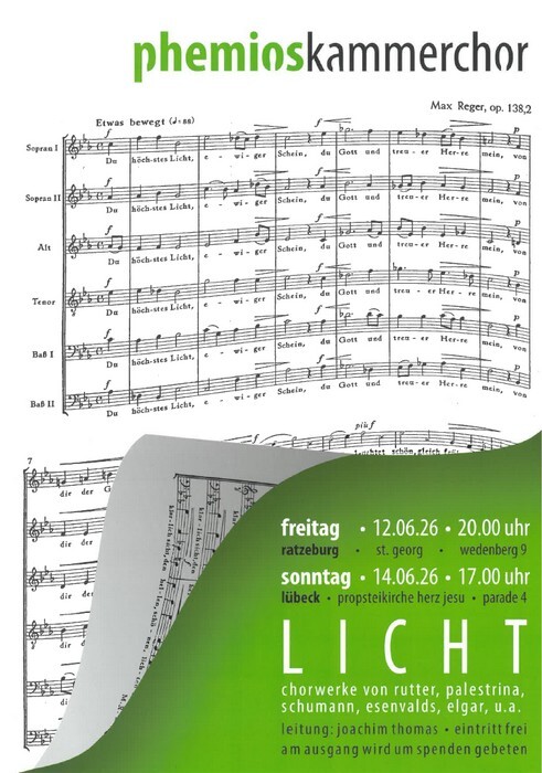Konzert mit dem 'phemioskammerchor'