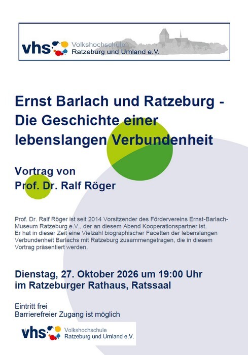 "Ernst Barlach und Ratzeburg"