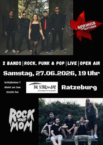 Rock & Pop in der Ratzeburger Schirmbar