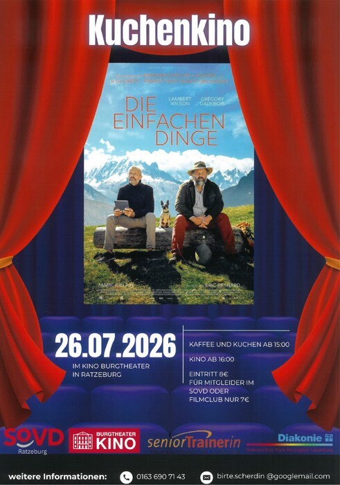 'Kuchenkino' im Ratzeburger Burgtheater