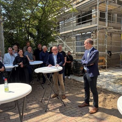Richtfest f&uuml;r Erweiterungsbau der Kreisverwaltung Ratzeburg