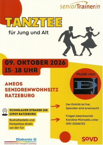 Tanztee f&uuml;r jung und alt