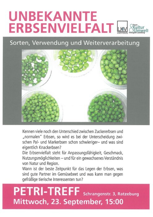 "Unbekannte Erbsenvielfalt"