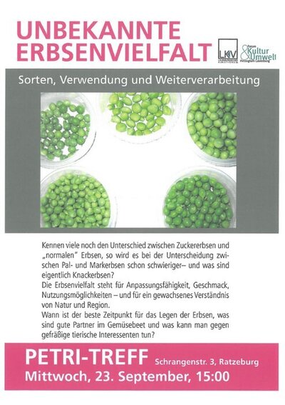 "Unbekannte Erbsenvielfalt"