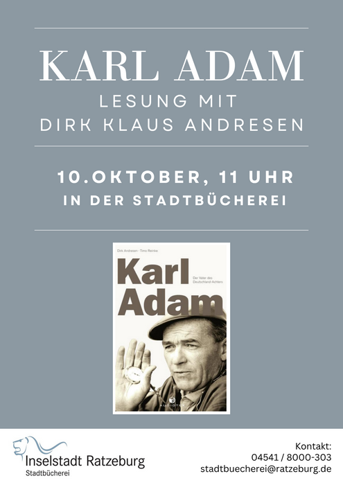"Karl Adam" - Lesung mit Dirk Klaus Andresen