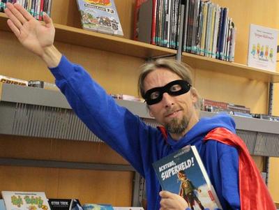 Superheld-Lesung in der Stadtbücherei